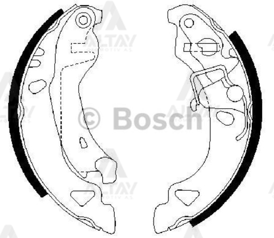 Fiat Brava Arka Fren Balata OEM 71732685 Fiat Brava Arka Fren Balata OEM 71732685